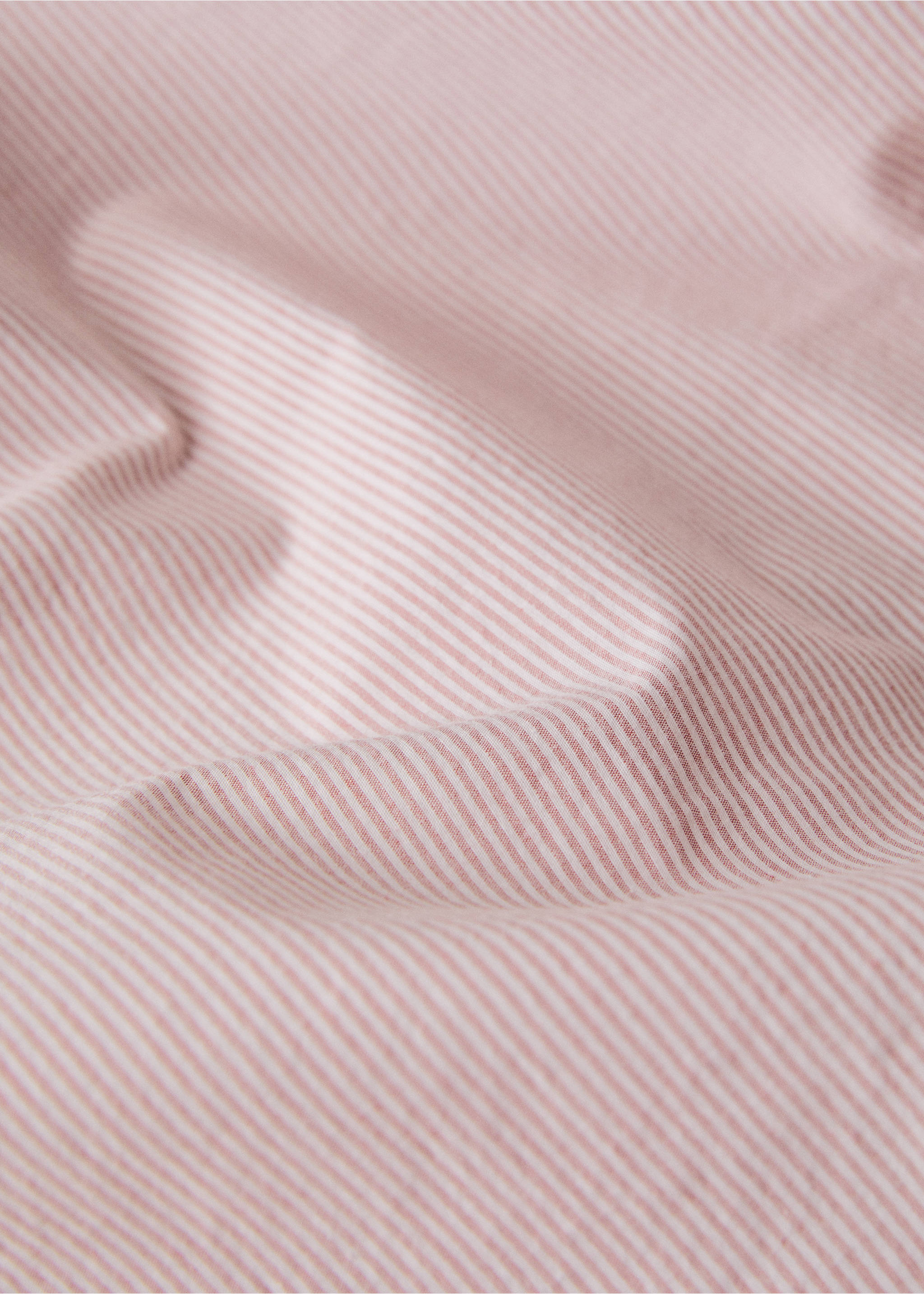 Top sheet cotton yarn-dyed Bed 180/200 cm - Details of the article 2, Grapefruit. Ref: 27053280-00.