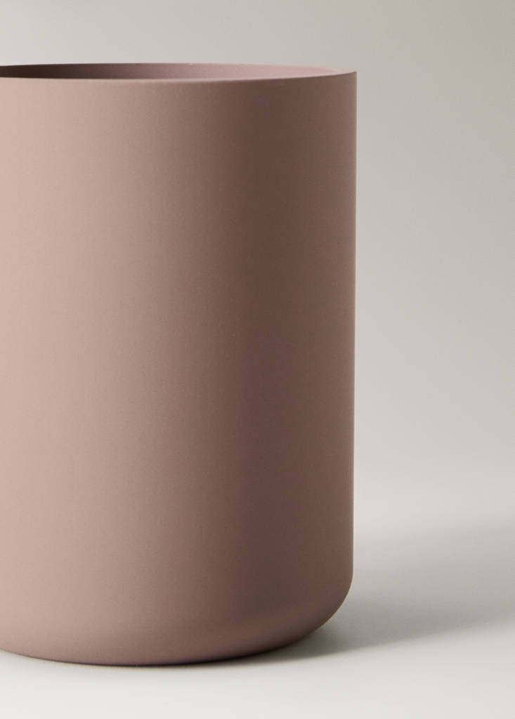 Resin toothbrush cup — Brown
