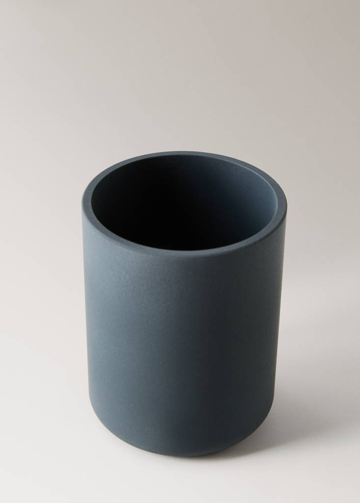 Resin toothbrush cup — Charcoal