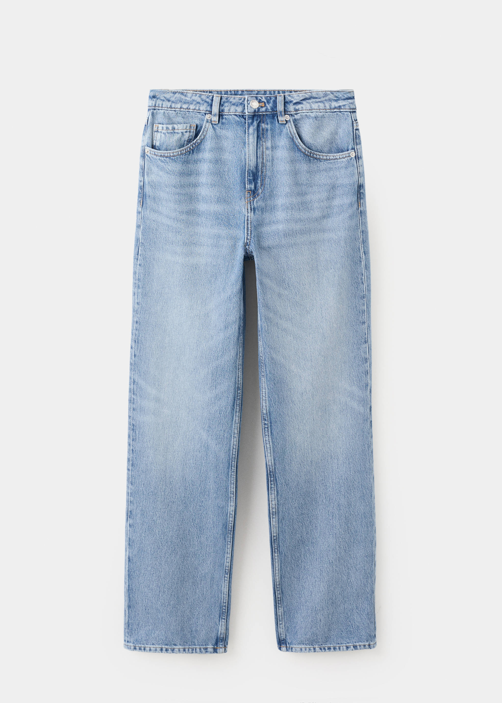 Straight low-waist jeans - Article without model