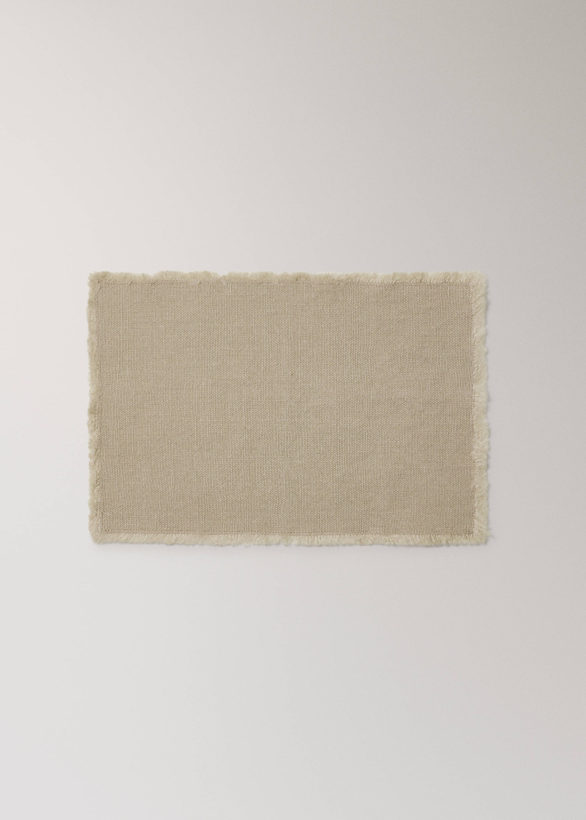 Jute-Tischset mit ausgefranstem Rand - Artikel ohne Model