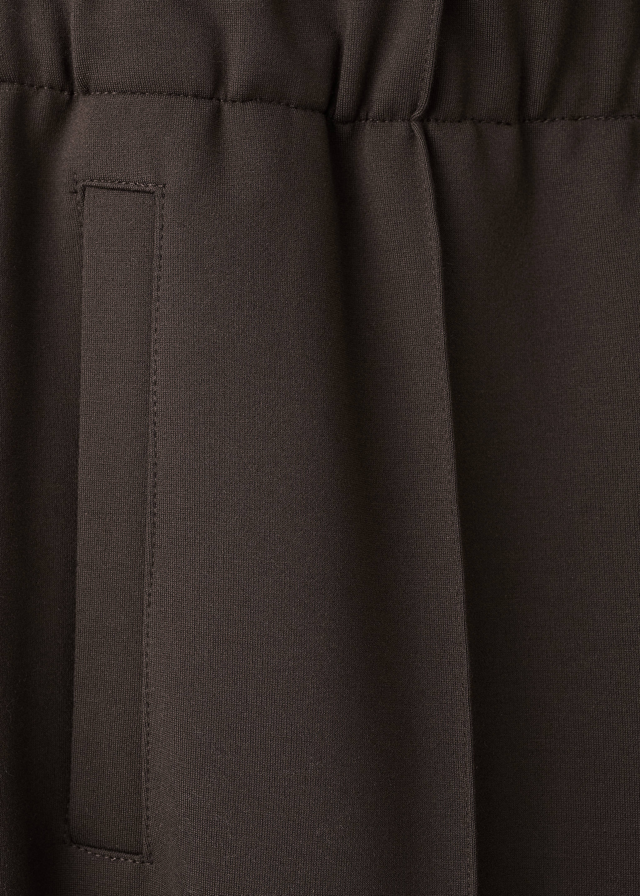 Contrast stripe straight trousers - Details of the article 8