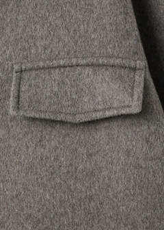 Wool jacket with pockets — Medium Brown 8
