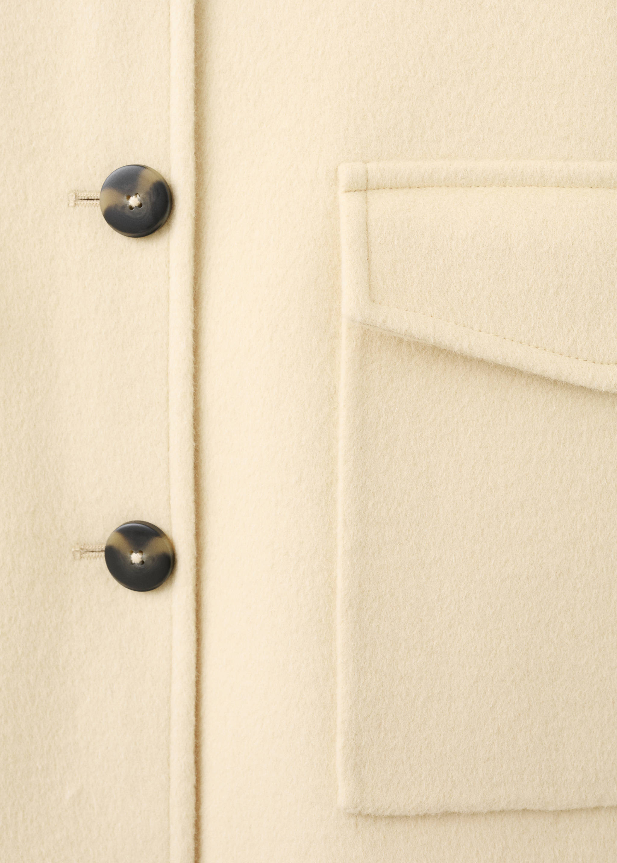 Wool jacket with pockets - Details of the article 0