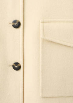 Wool jacket with pockets — Vanilla 8