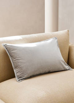 Velvet cushion cover 40x60 cm — Sand 1