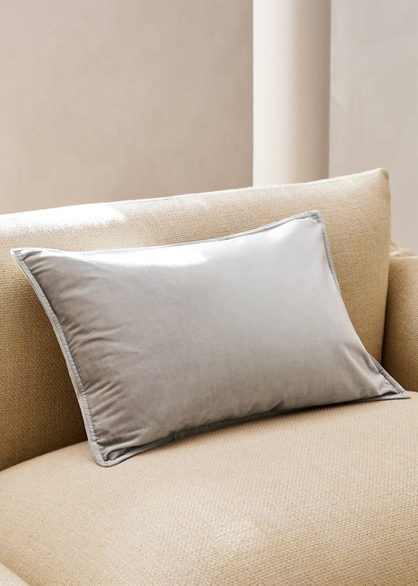 Velvet cushion cover 40x60 cm — Sand