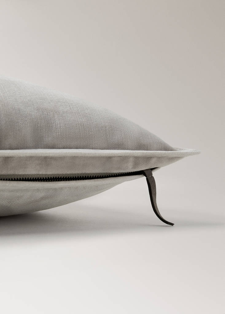 Velvet cushion cover 40x60 cm — Sand