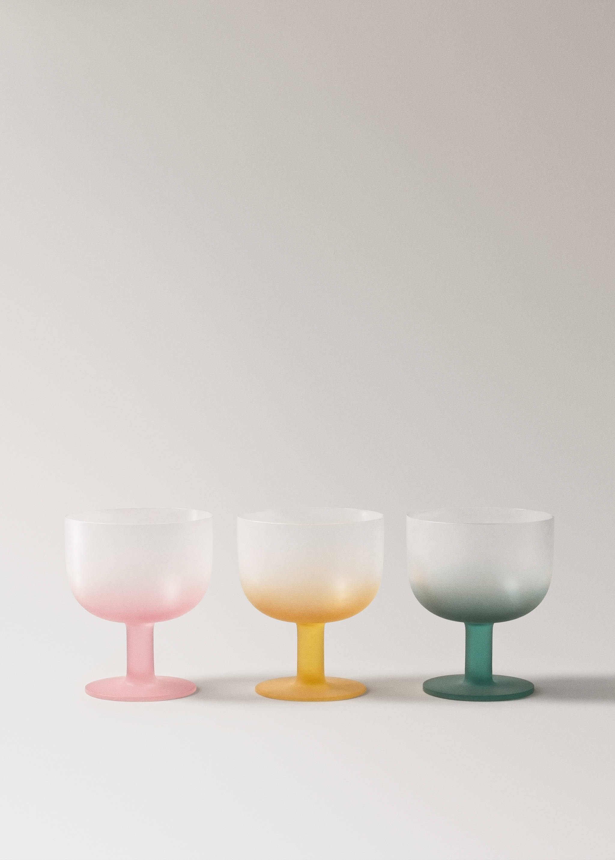 Frosted glass cup colour - Details of the article 3