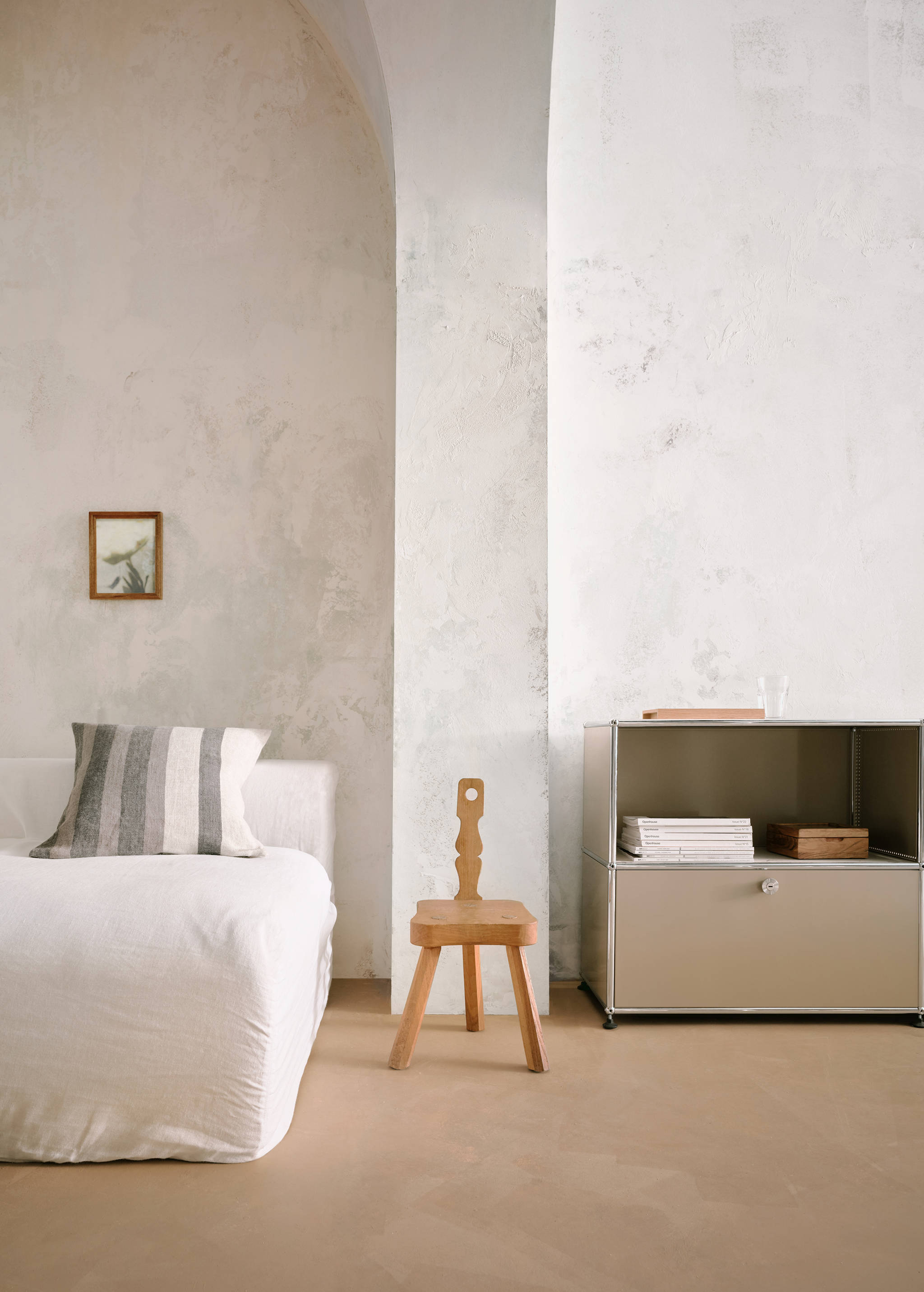 Linen striped cushion cover 50x50 cm - Details of the article 6