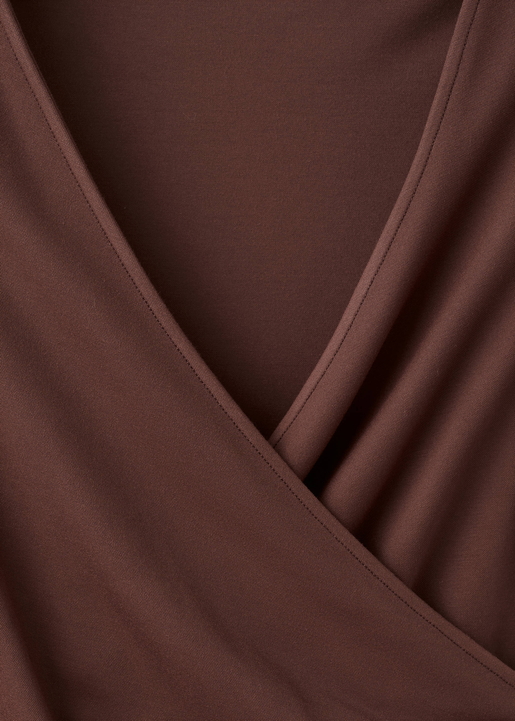 不对称交叉上衣 - null