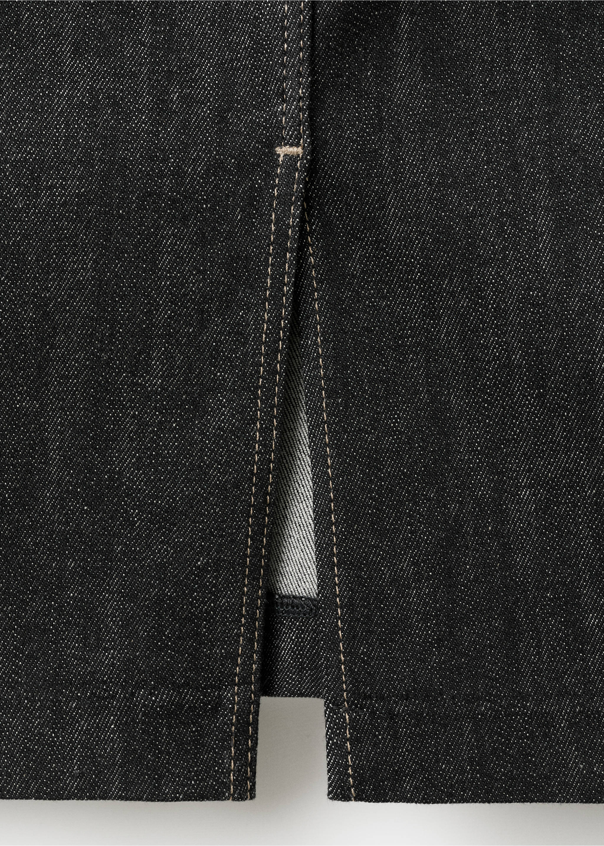 Jupe midi en jean - Détail de l'article 0, Noir. Ref: 27053319-00.