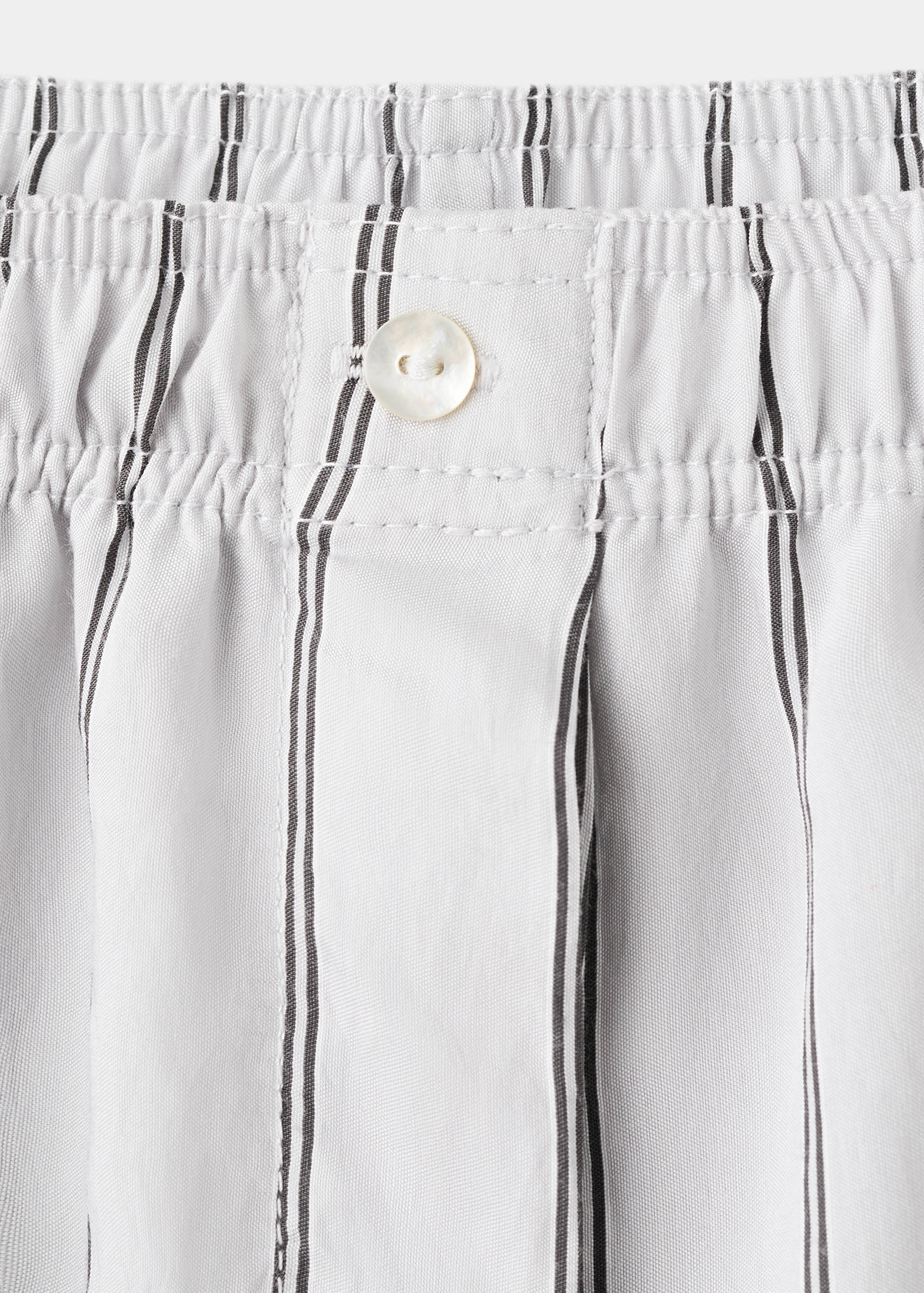 Gestreifte Pyjama-Shorts - Detail des Artikels 8