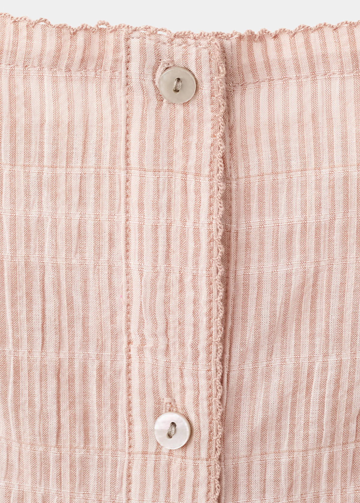 Cotton spaghetti-strap nightgown — Orange