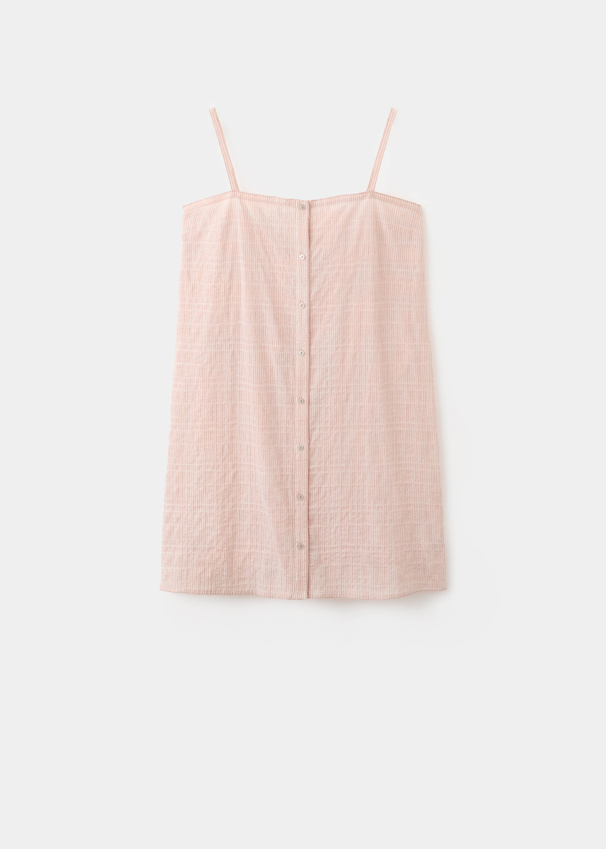 Cotton spaghetti-strap nightgown - Article without model