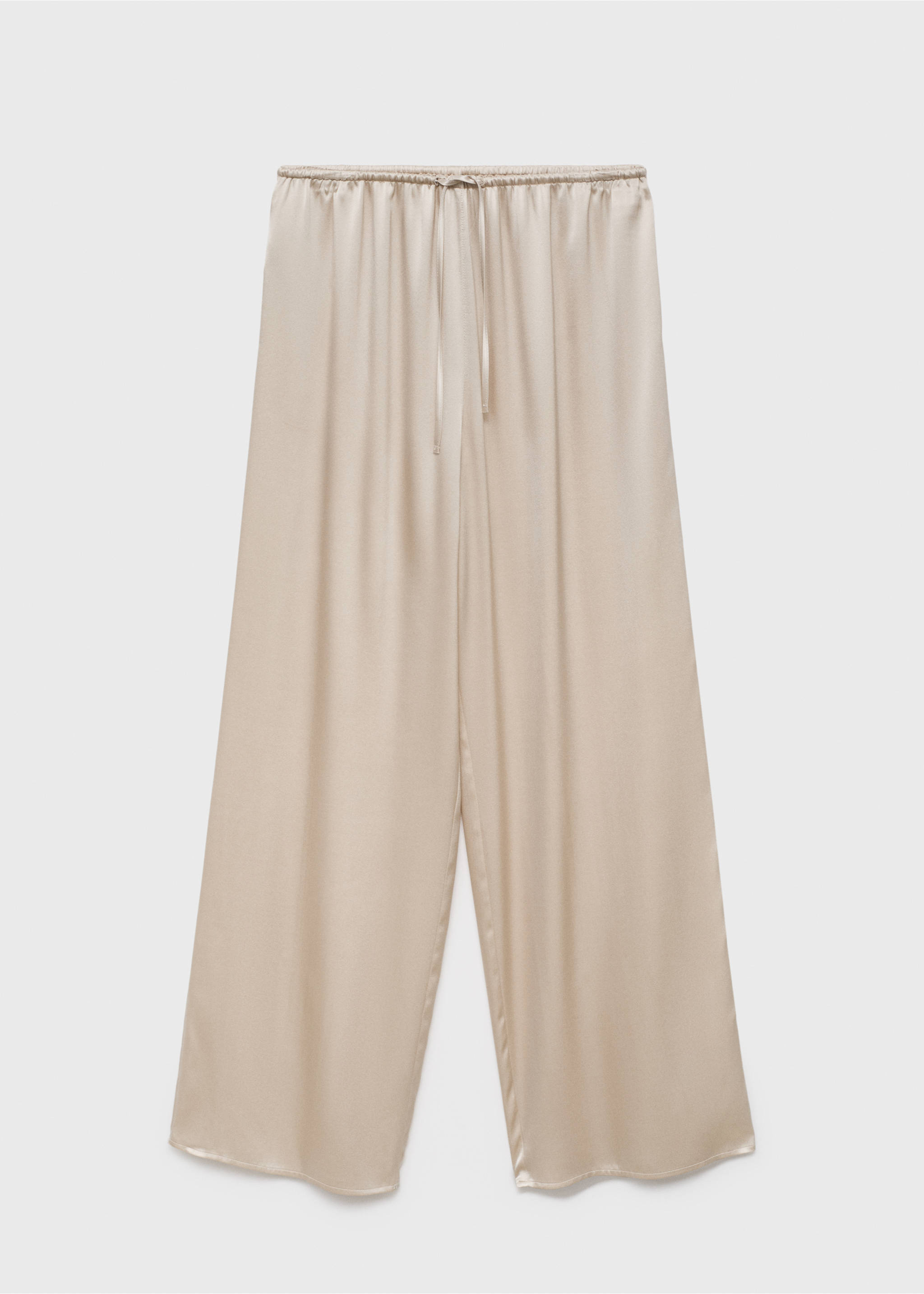 Pantalon de pyjama soie - Article sans modèle, Gris clair/pastel. Ref: 27053329-00.