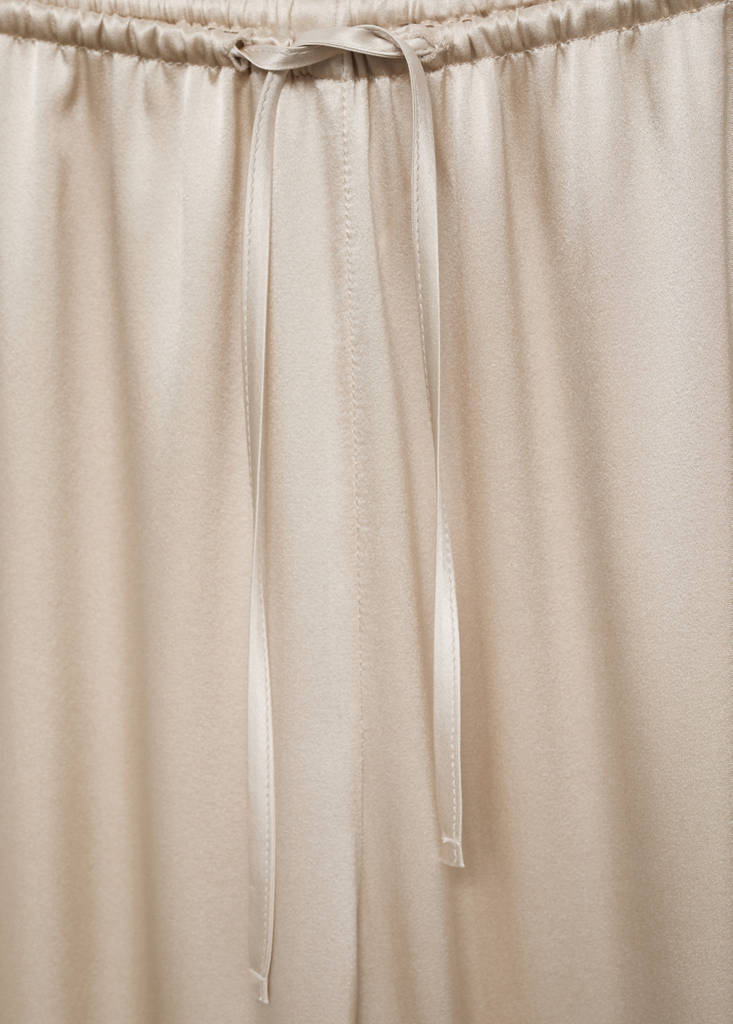 Silk pyjama trousers — Light/Pastel Grey