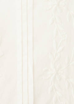 Cotton nightdress with embroidered detail — Ivory White 8