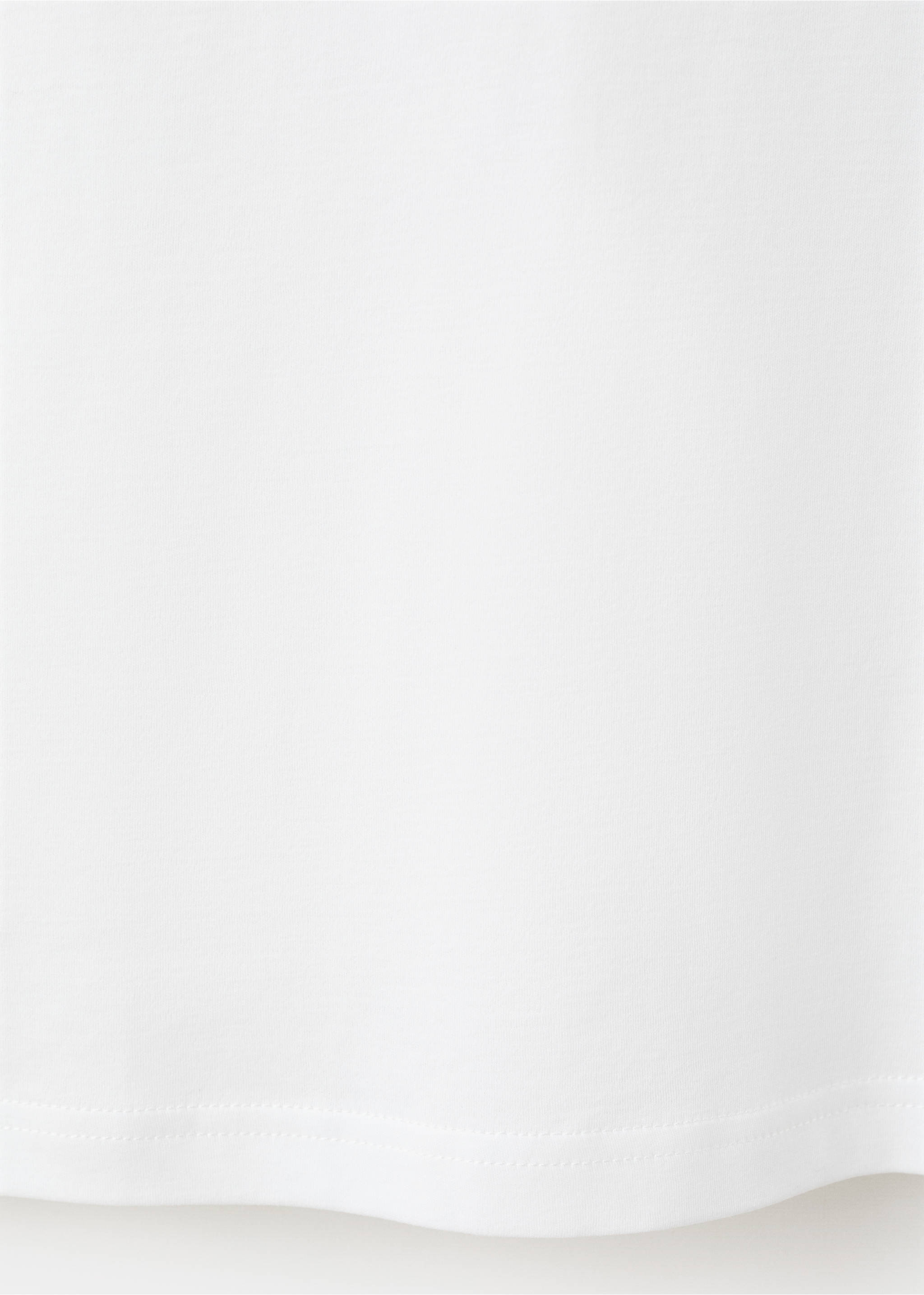 Top algodón tirante fino - Detalle del artículo 0, Blanco. Ref: 27053333-00.