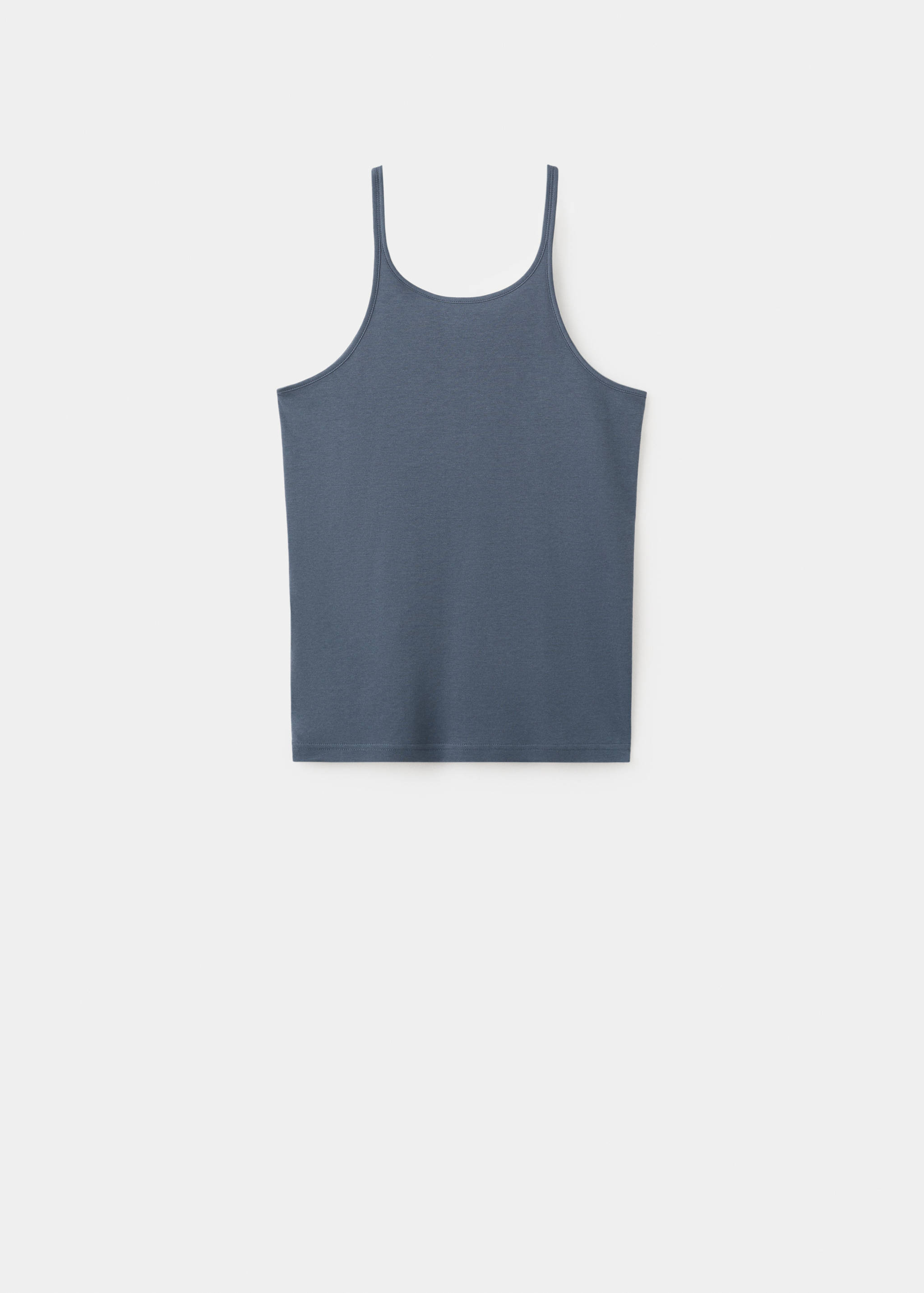 Top en coton à bretelle fine - Article sans modèle