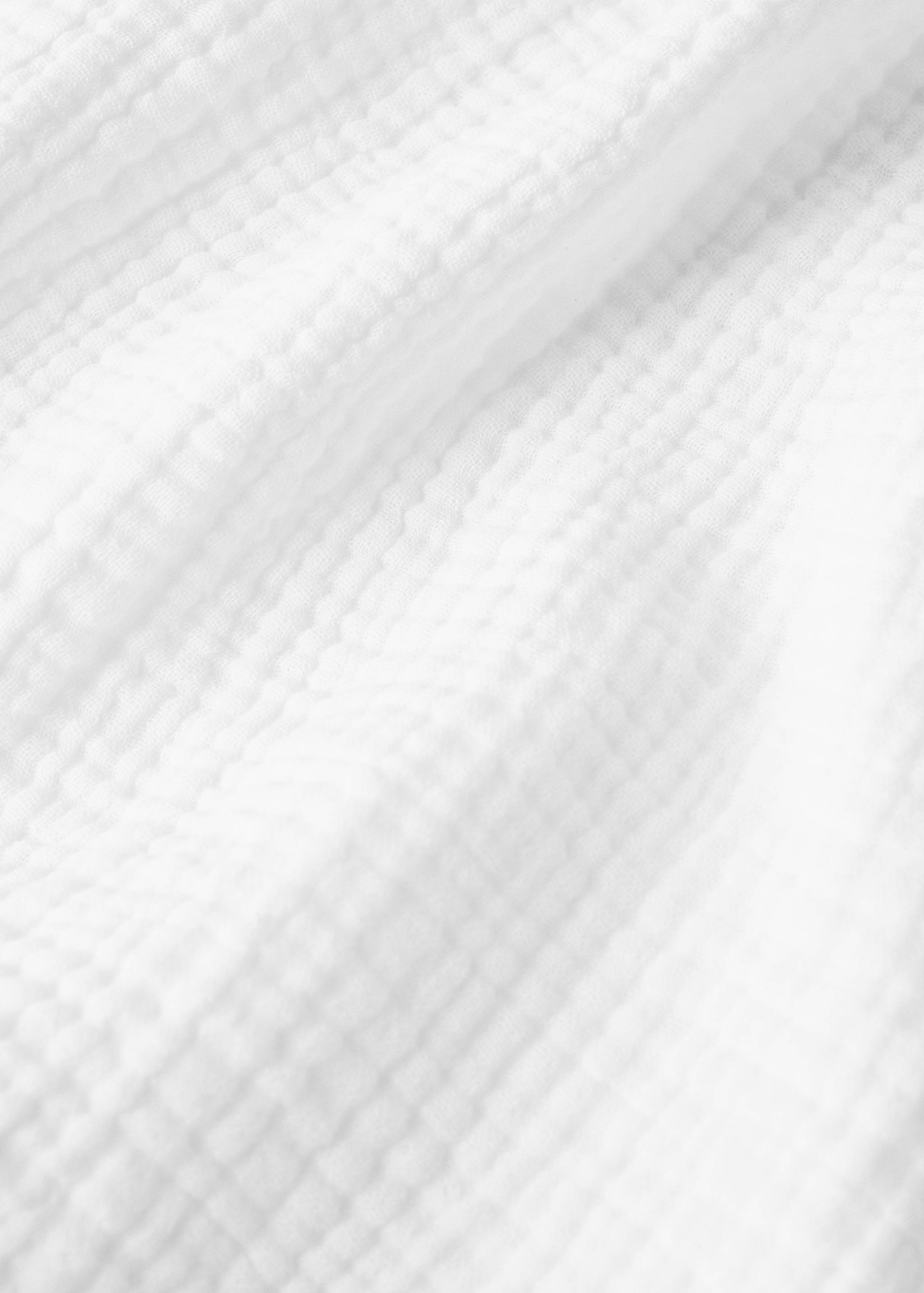 Cot bed fitted sheet gauze fabric - Details of the article 2