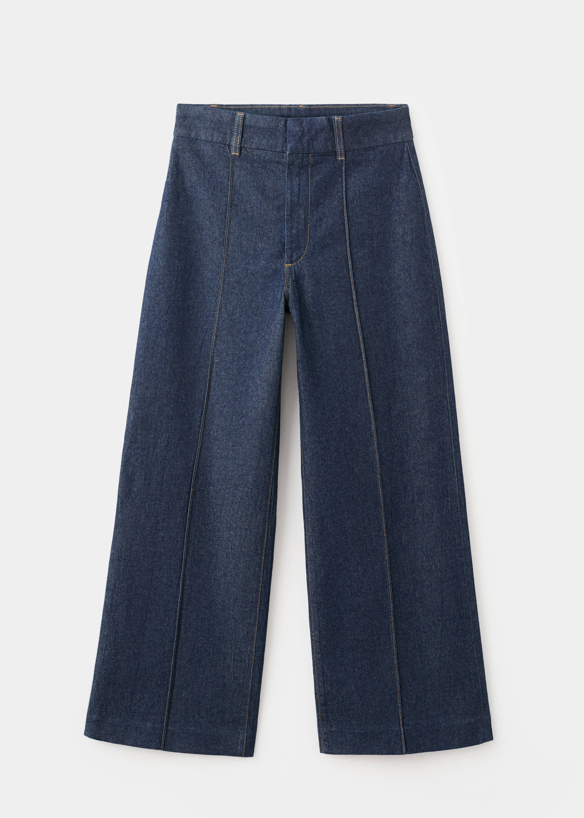 Jeans wide leg tiro alto costuras - Artículo sin modelo