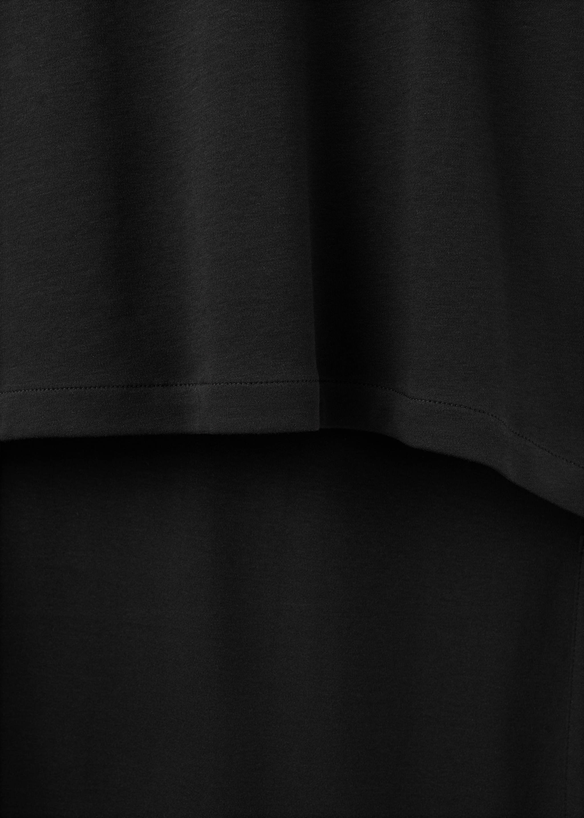 Camiseta larga asimétrica - Detalle del artículo 0