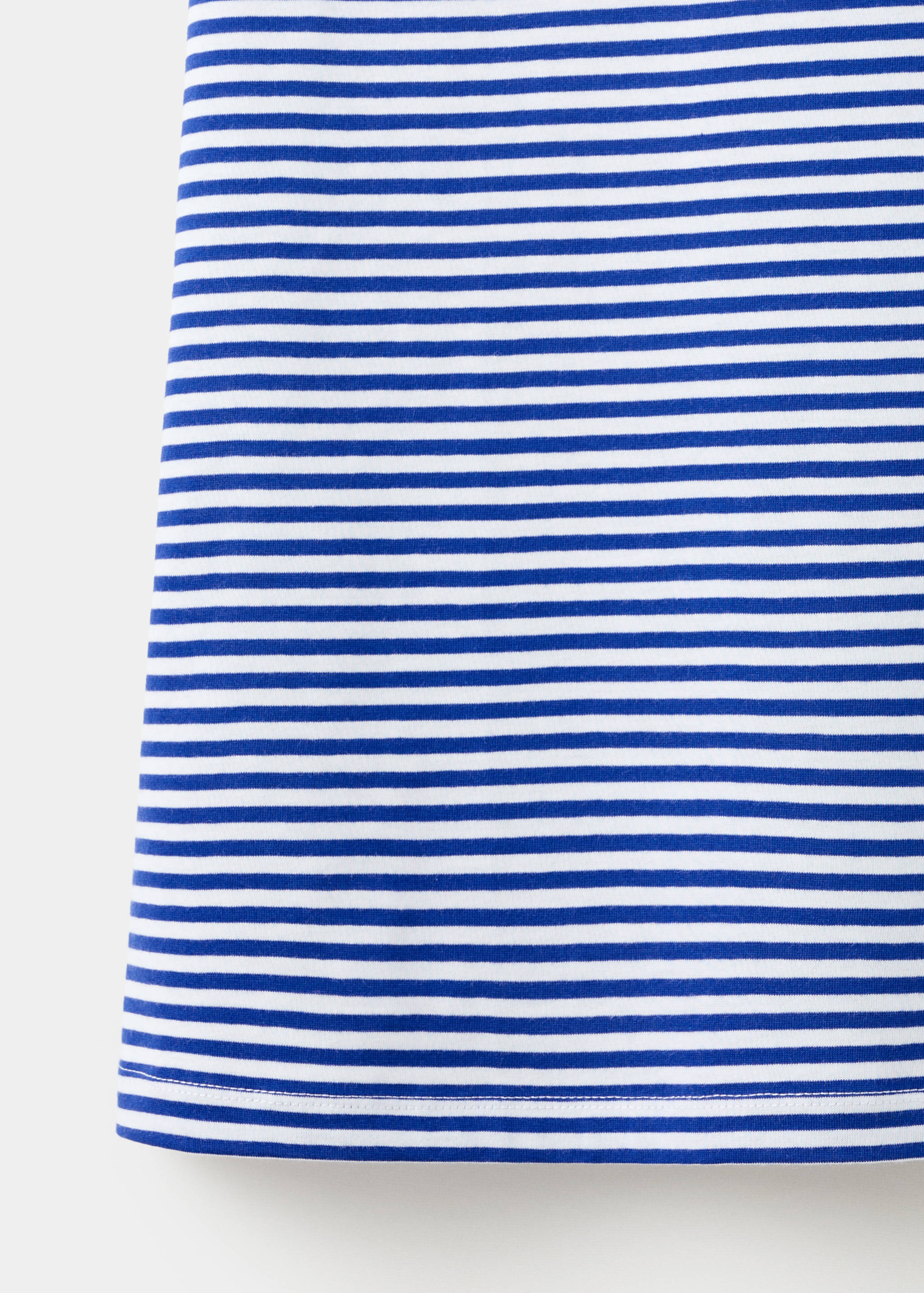 Cotton dress with woven stripe - Details of the article 0