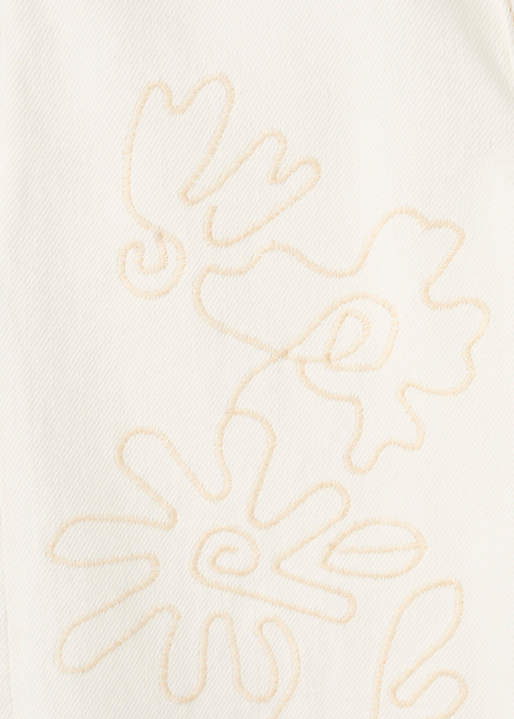 Jean à broderie florale - Détail de l'article 0