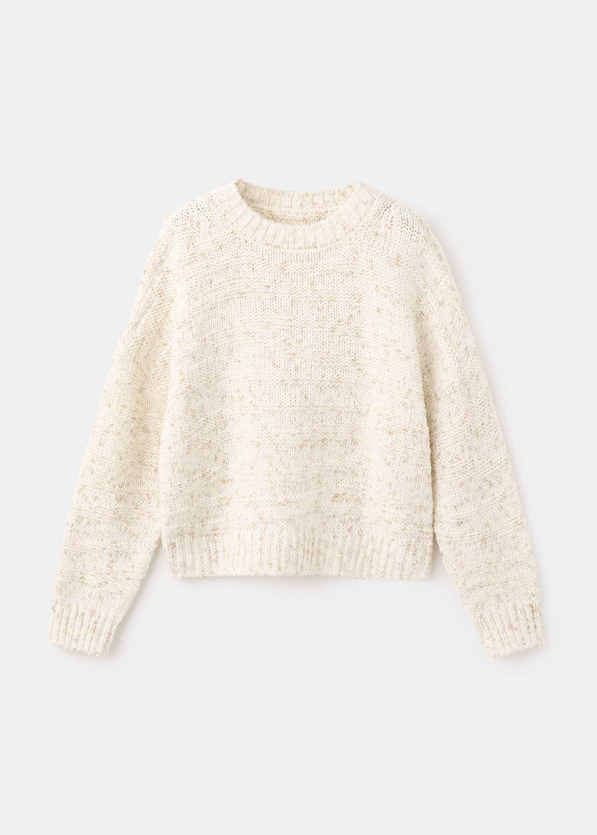 Braided knitted sweater - Article without model