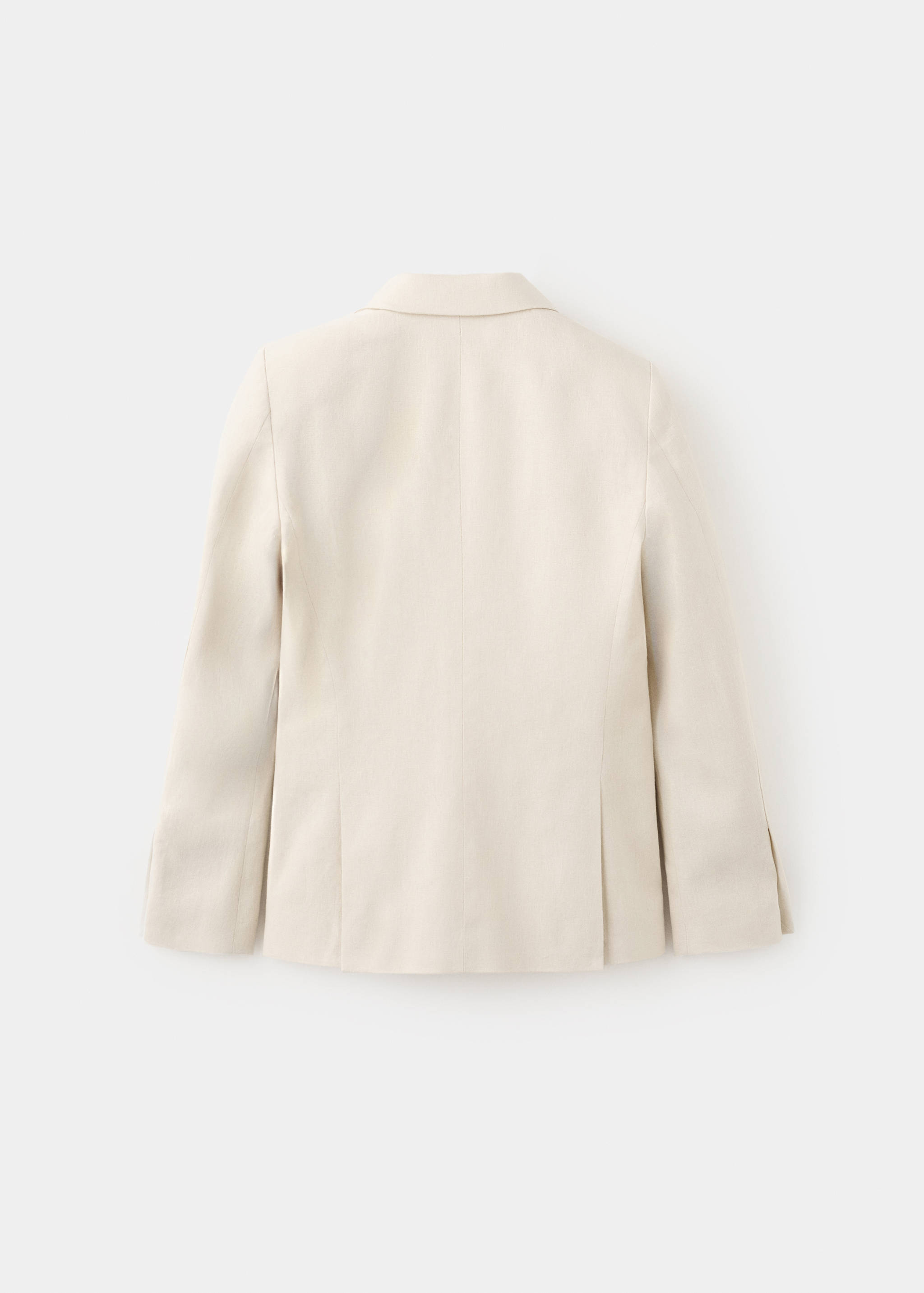 Classic linen jacket - Reverse of the article
