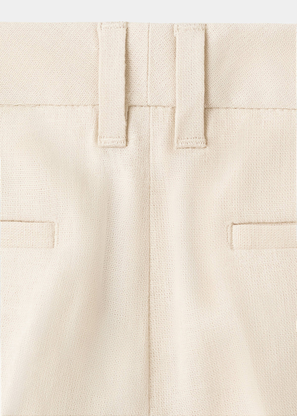 Linen suit trousers — Beige