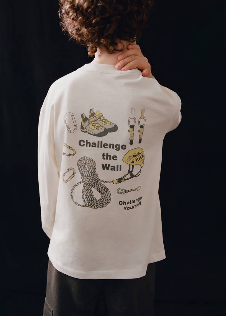 Camiseta estampada algodón