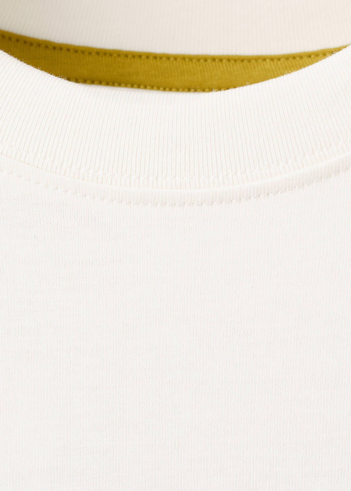 Printed cotton-blend T-shirt — Off White