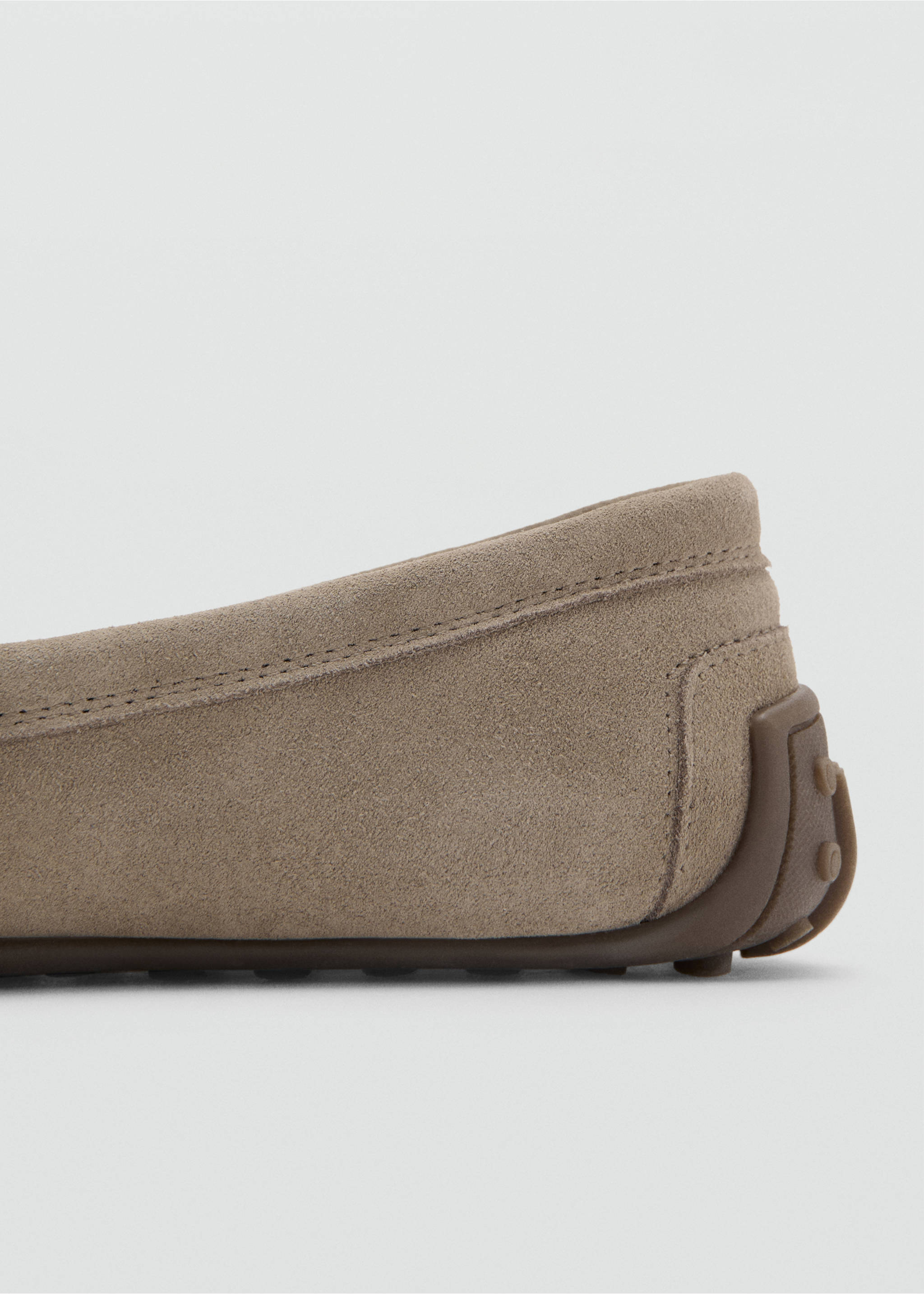 Leather loafers - Details of the article 1, Sand. Ref: 27053726-00.