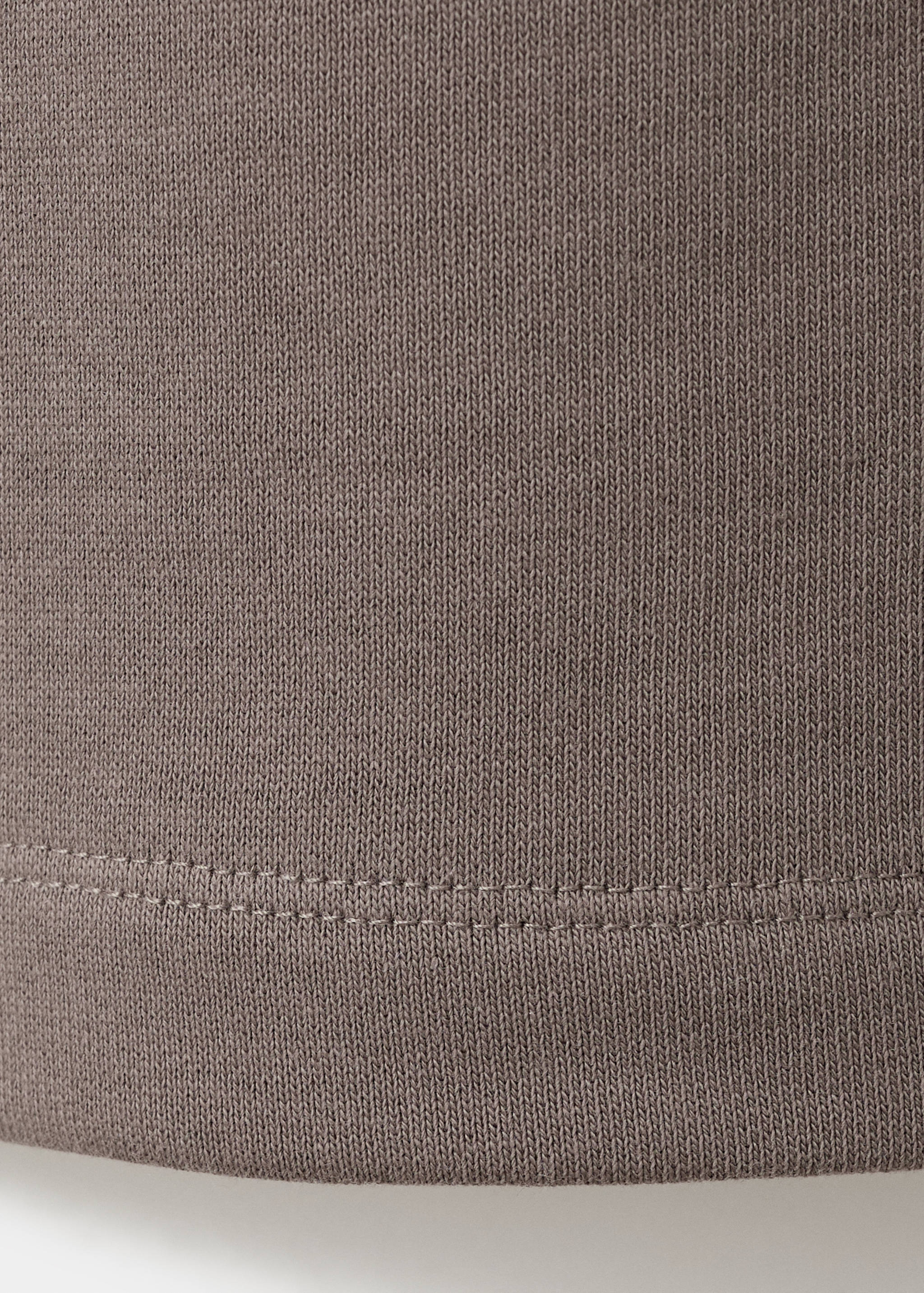 Elastic waist cotton trousers - Details of the article 0