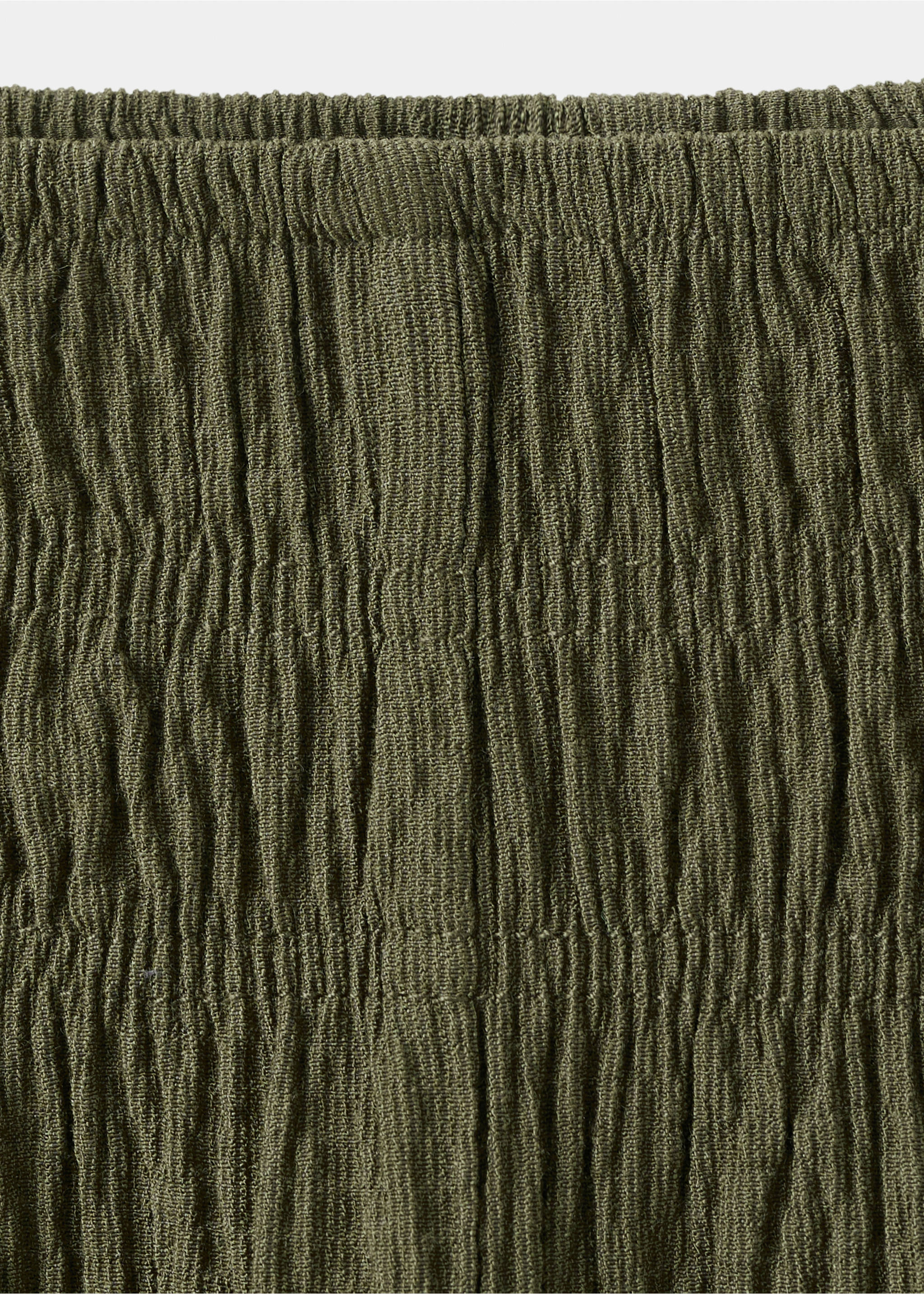 Balloon trousers with bows - Details of the article 0, Khaki. Ref: 27053732-00.