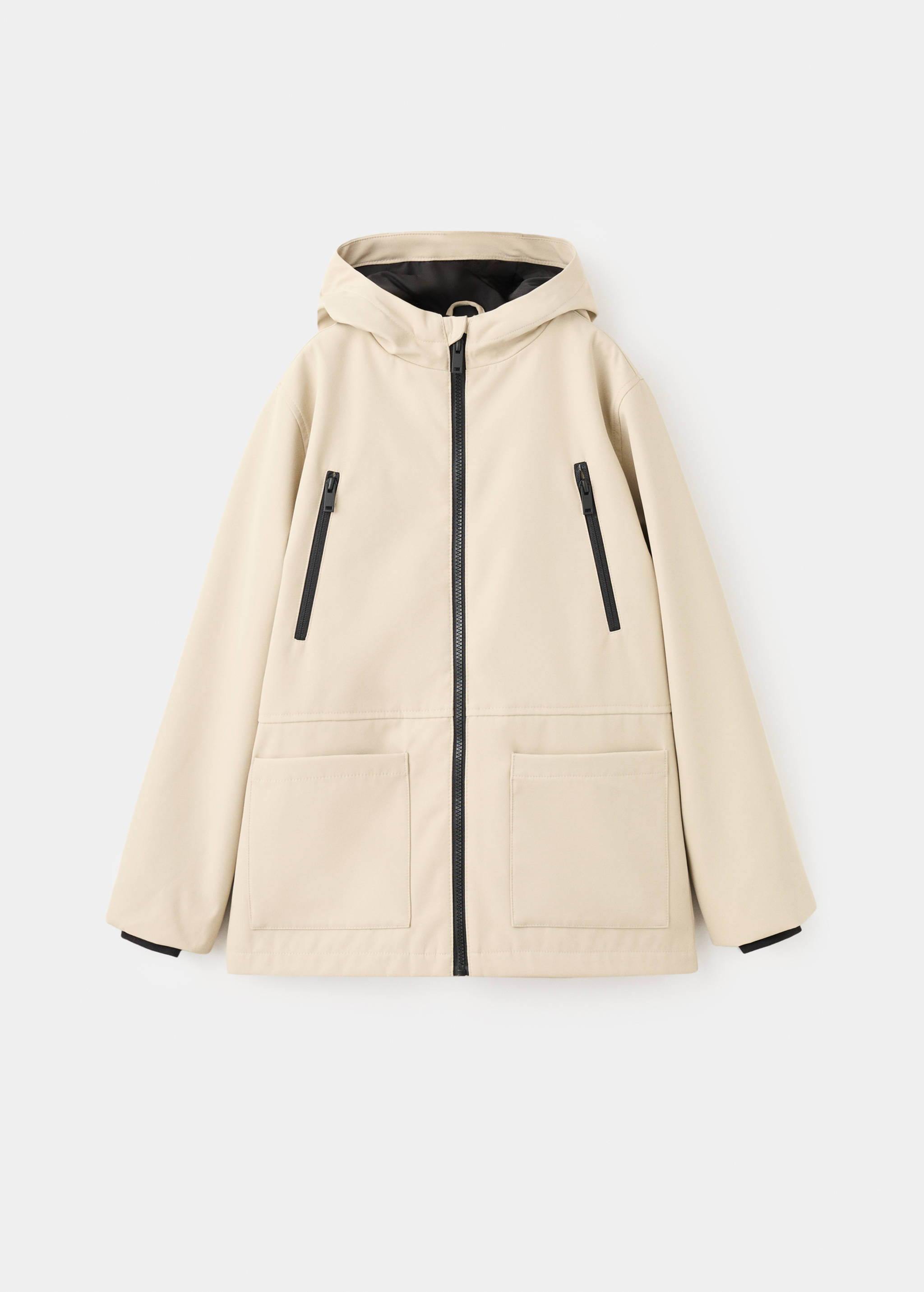 Hooded parka with pocket detailing - Article without model