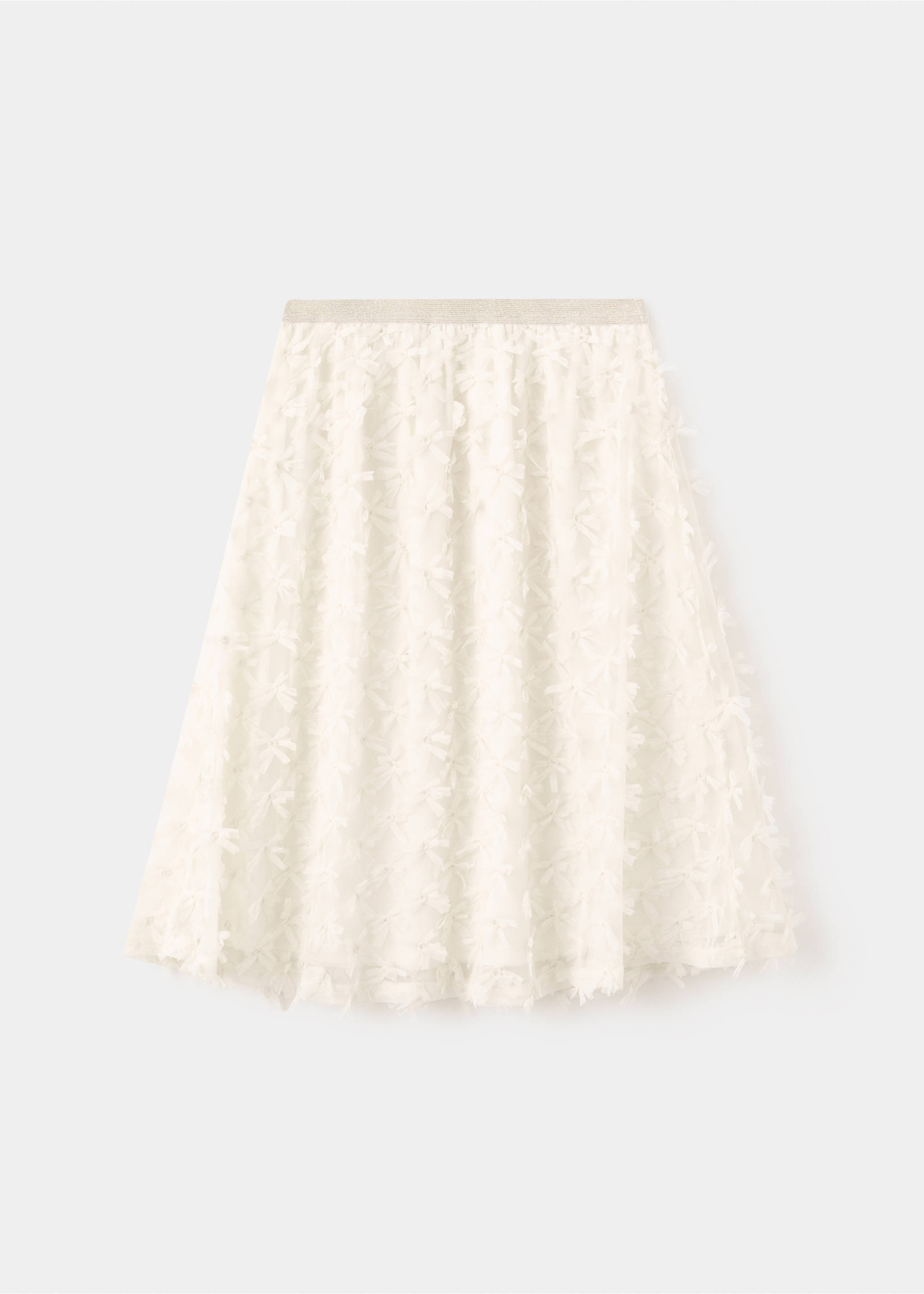 Falda midi tul - Artículo sin modelo, Blanco roto. Ref: 27054044-00.