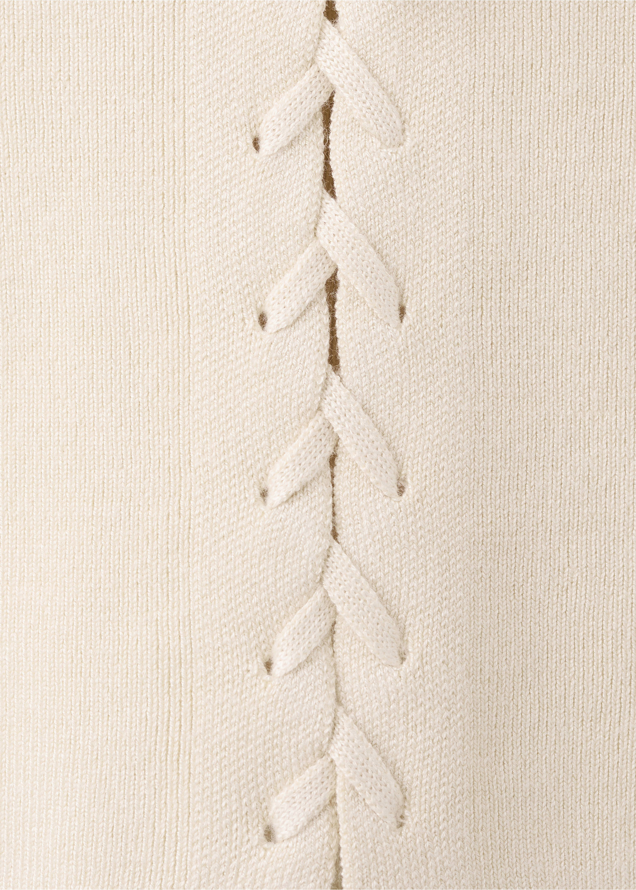 Top with bow closure - Details of the article 0, Sand. Ref: 27054047-00.