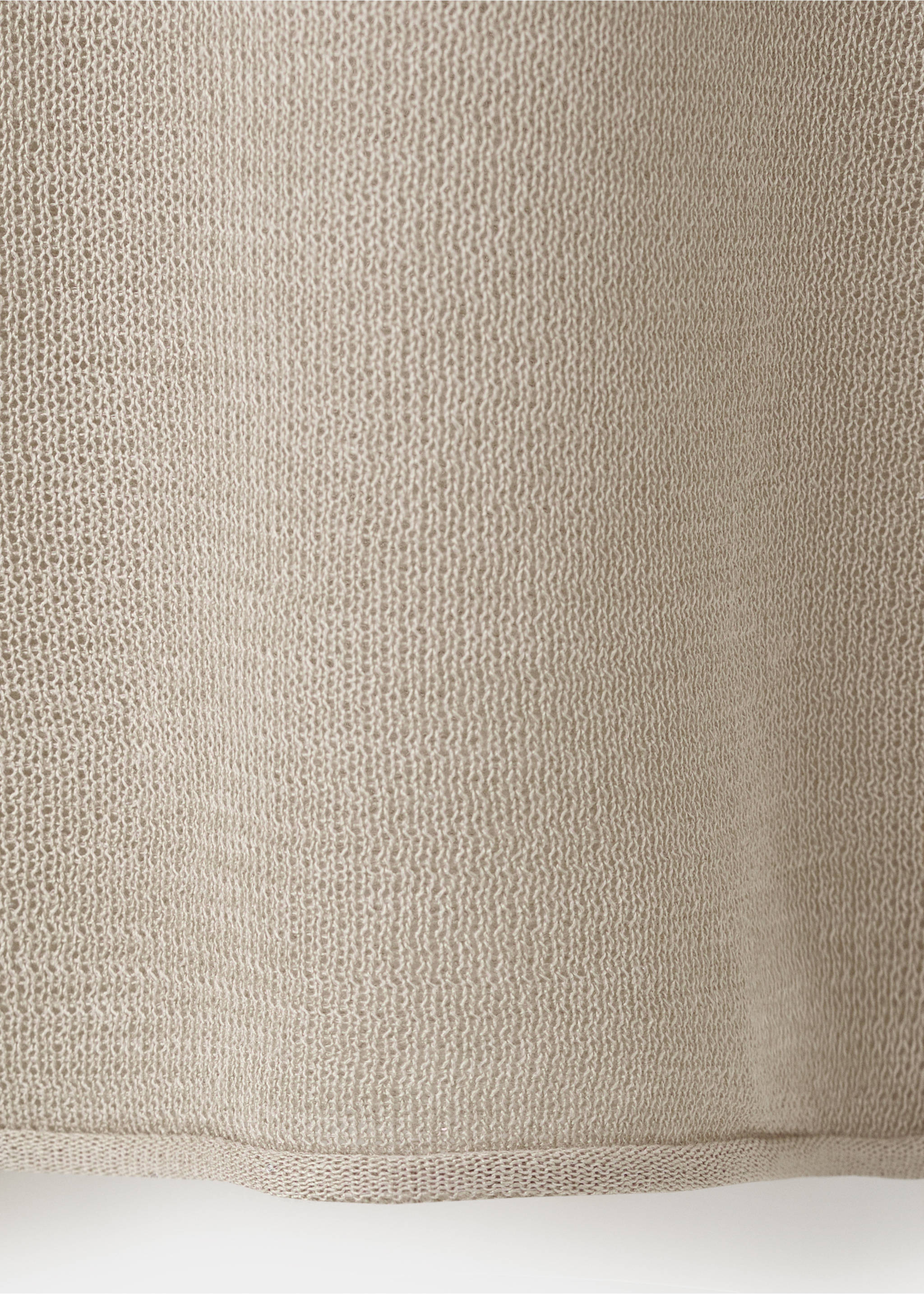 Fine-knit sweater - Details of the article 0, Medium Brown. Ref: 27054048-00.