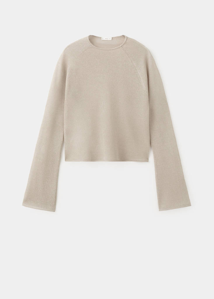 Fine-knit sweater — Medium Brown