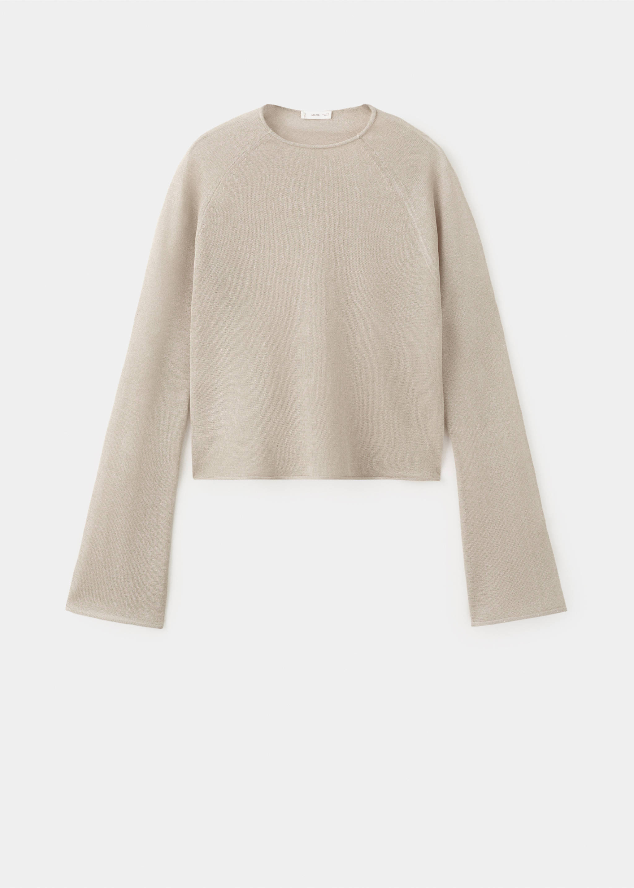 Fine-knit sweater - Article without model, Medium Brown. Ref: 27054048-00.