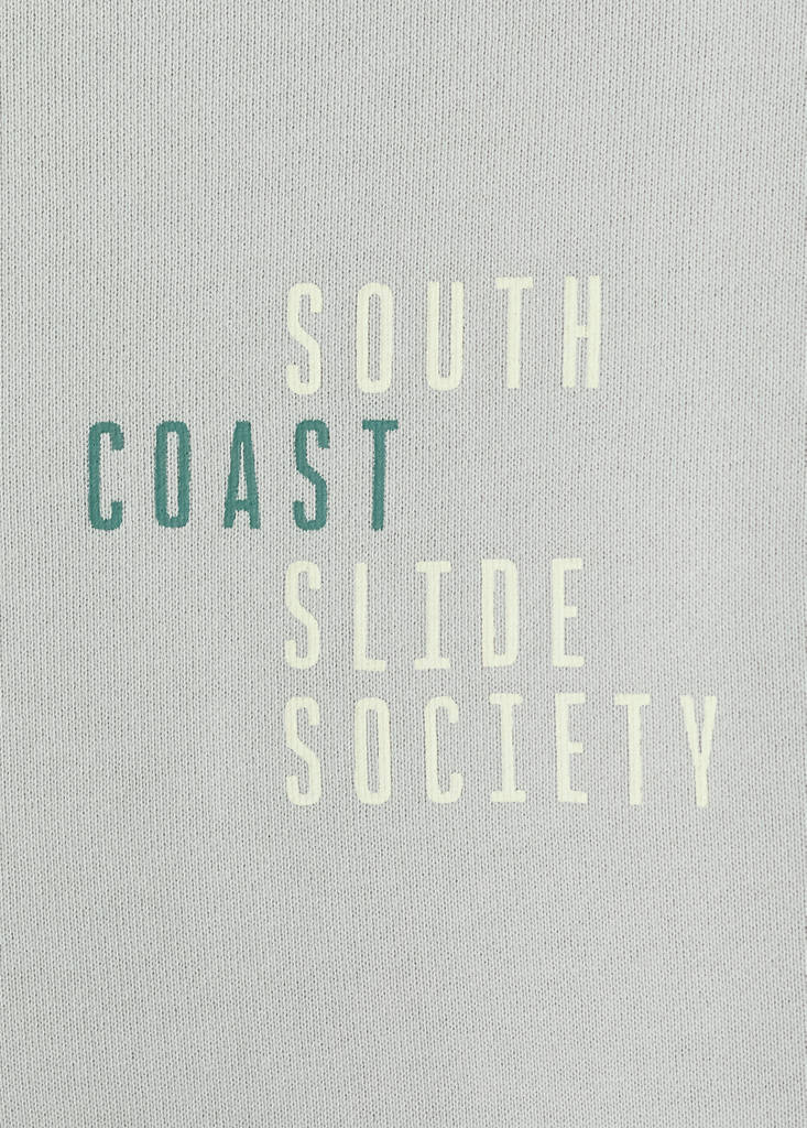 Printed cotton sweatshirt — Aqua Green