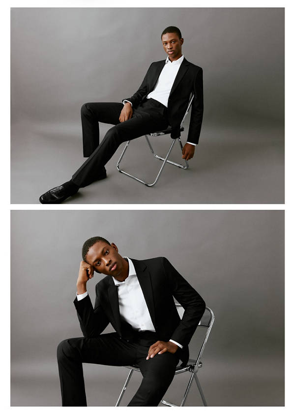 Classic suit jacket — Black