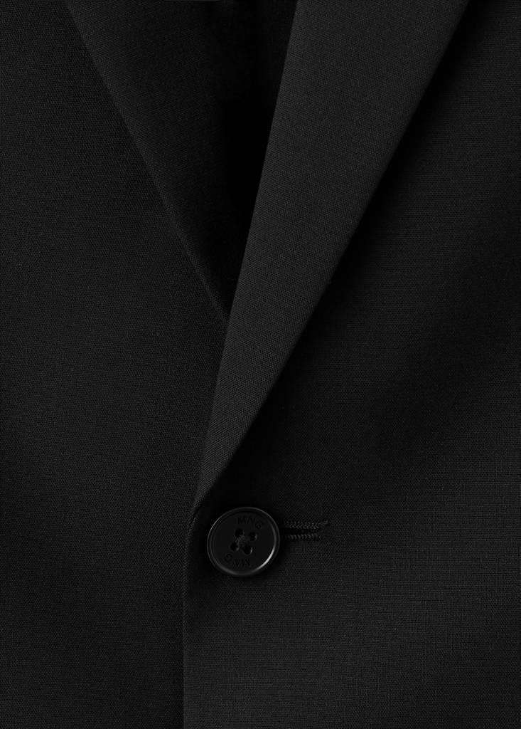 Klassische Anzugjacke — Schwarz