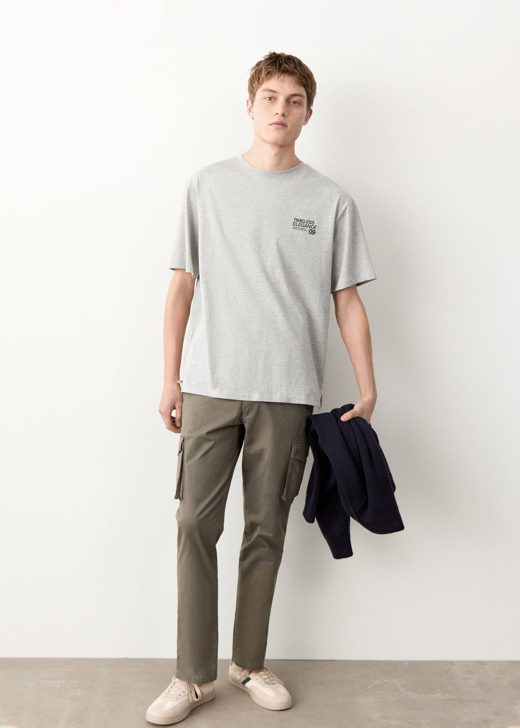 T-shirt en coton imprimé - Plan général