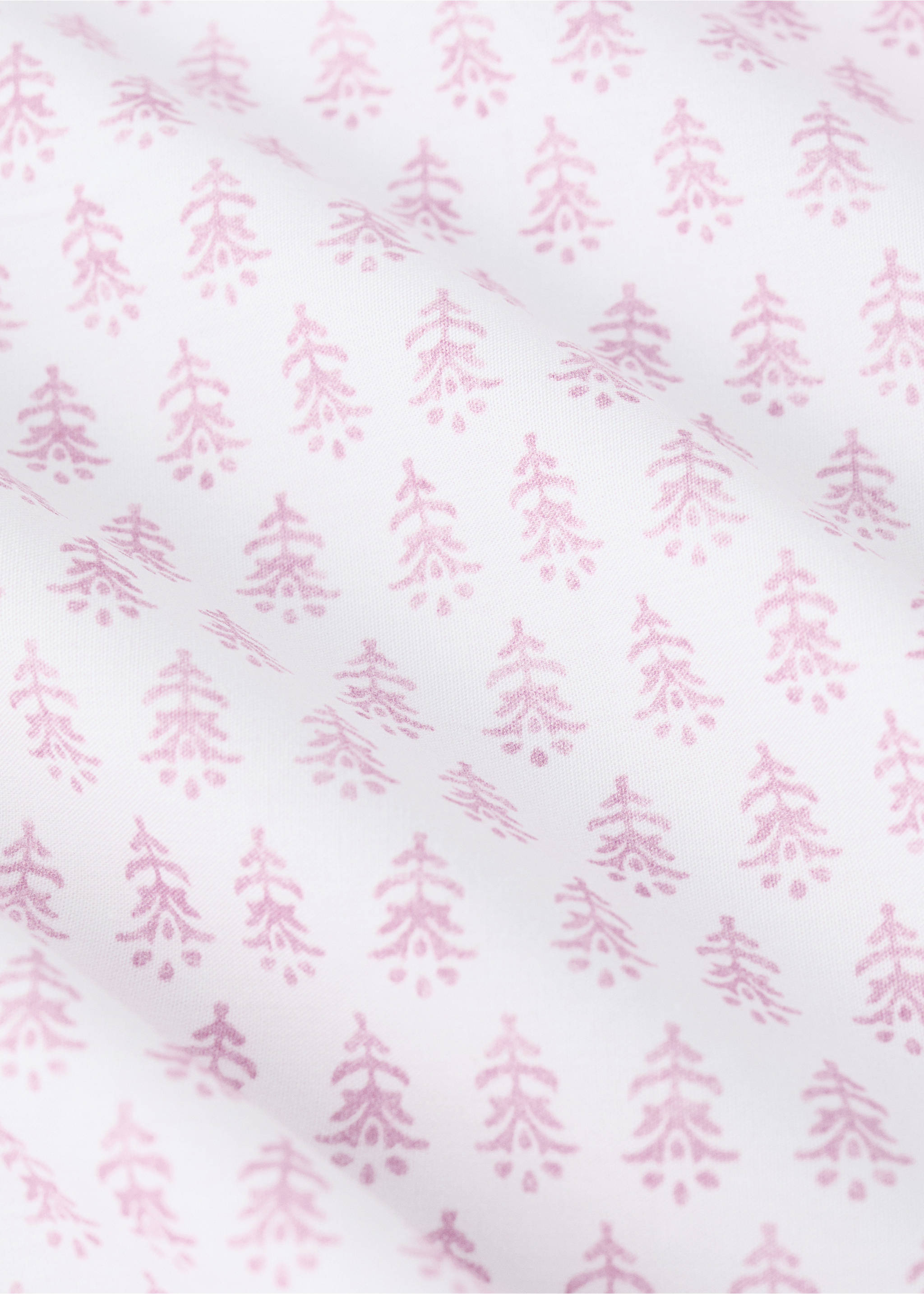 Drap-housse enfant percale de coton mini fleur lit 90 cm - Détail de l'article 2, Rose. Ref: 27054058-00.