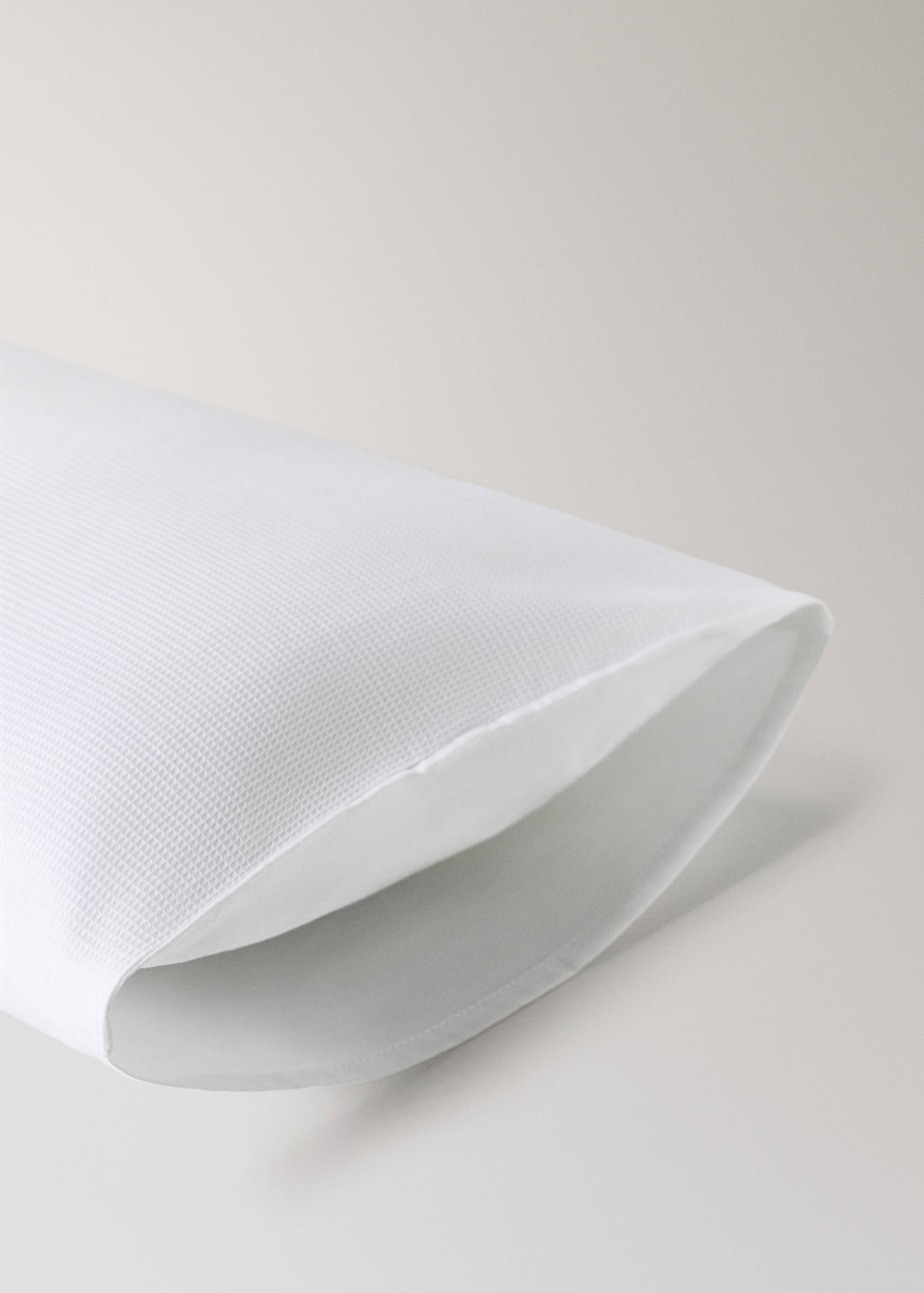 Taie d'oreiller berceau percale de coton piqué 30x50 cm - Détail de l'article 1