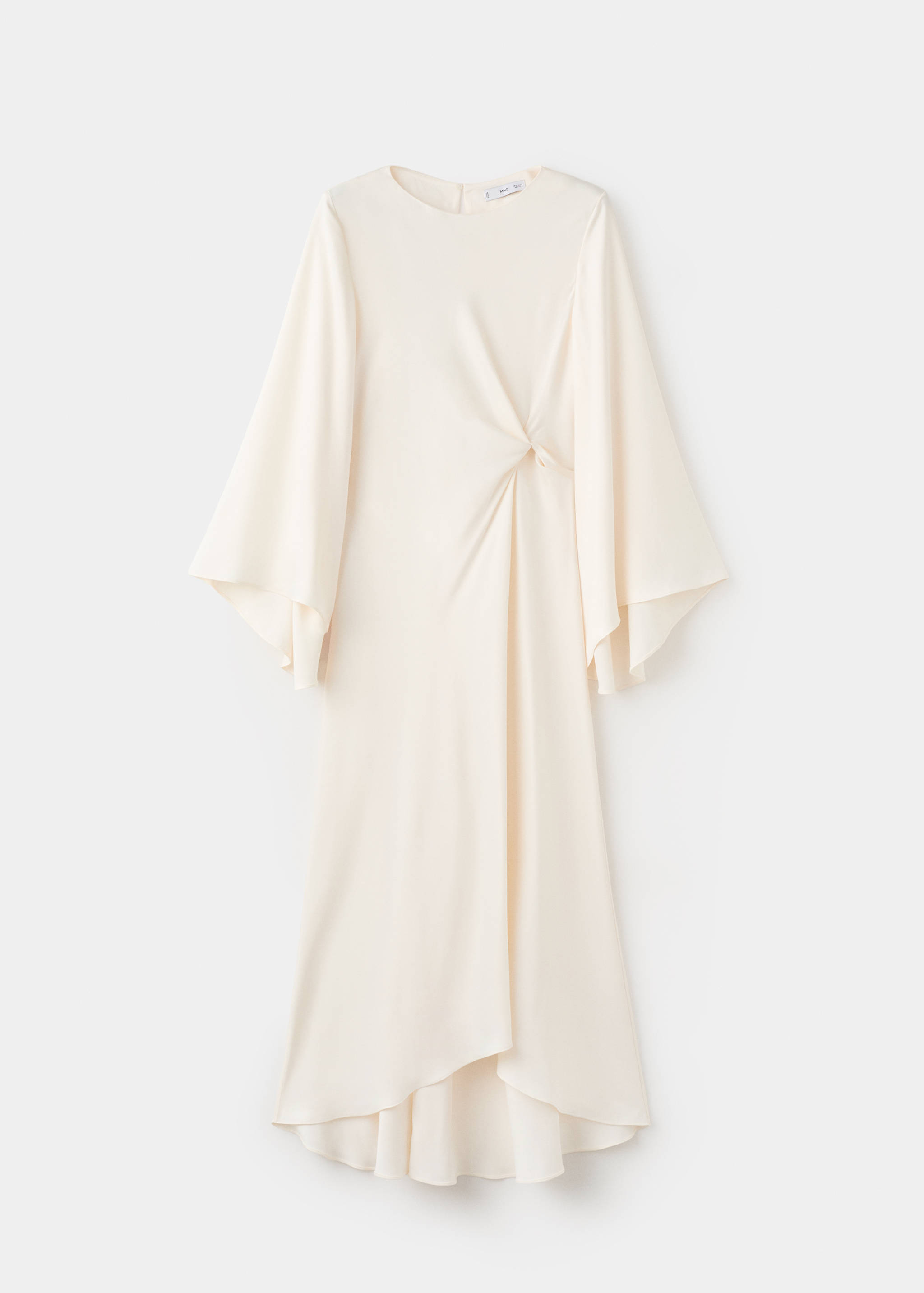 Ruched satin dress - Article without model